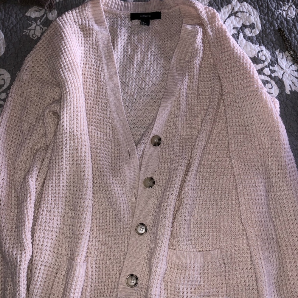 Forever 21 cream beige over sized sweater